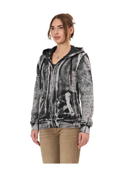 Cipo & Baxx Wl379 Kadın Hoodie Sweatjacket Cipo&baxx Şık, Rahat Ve Modern Tasarım Anthracıte Cipo & Baxx Wl379 Kadın Hoodie Sweatjacket Cipo&baxx Şık, Rahat Ve Modern Tasarım Anthracıte
