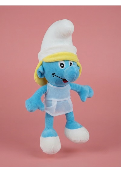 Peluş Şirin Kız Şirine-45 Cm Mavi
