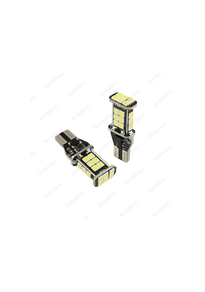 Fardoktoru T15 Led Geri Vites Ampulü Beyaz Güçlü Işik W16W