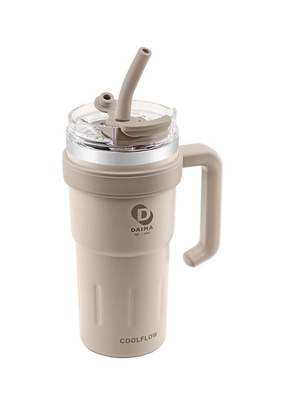 Daima Coolflow 780 Ml 12 Saat Sıcak 24 Saat Soğuk Krem Termos Krem