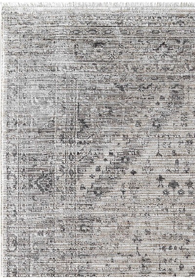 Indiana Etnik Desenli Vintage Eskitme Görünümlü Modern Halı In02 Multi Gri