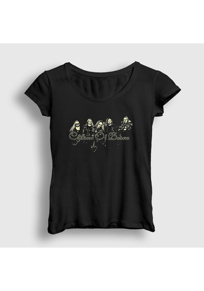 Presmono Kadın Band Children Of Bodom T-shirt Siyah