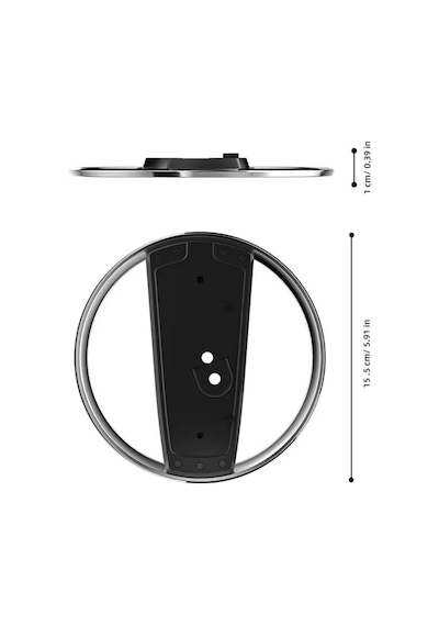 Ps5 / Ps5 Slim Konsol Diskli Ve Dijital Model İçin Vidalı Metal Dikey Stand