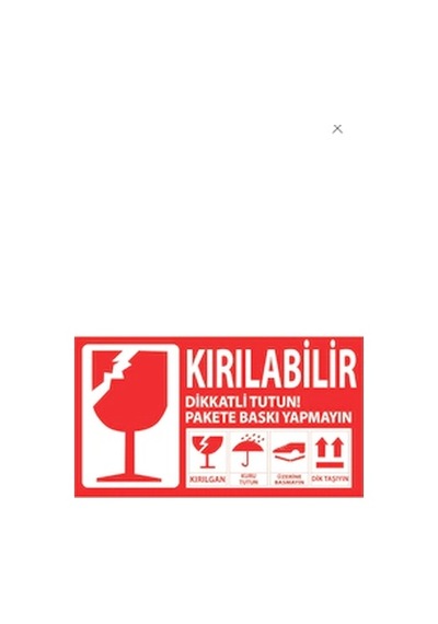100X150 Dıkkat Kırılır Kolı Ustu Etıketı 500'lu