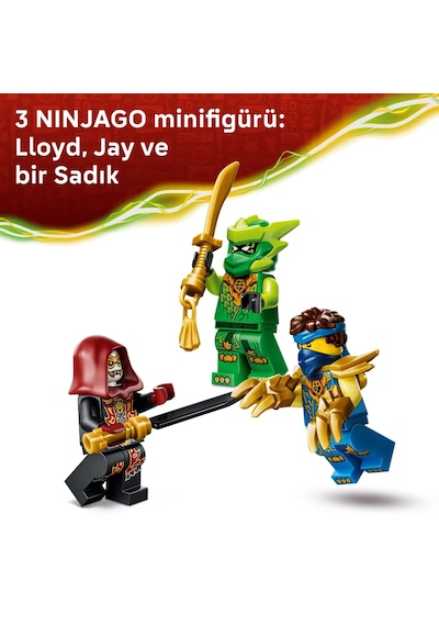 LEGO® NINJAGO® Lloyd’un Ejderha Robotu Savaş Paketi 71862 - 6 Yaş ve Üzeri için 3 Minifigür İçeren Oyuncak Yapım Seti (81 Parça)