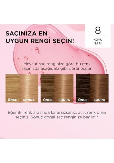 L Oréal Paris Excellence Creme 8 Koyu Sarı Saç Boyası