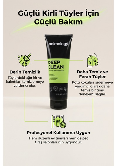 Animology Deep Clean Derin Temizleyici Arındırıcı Kedi Köpek Şampuanı 250 Ml
