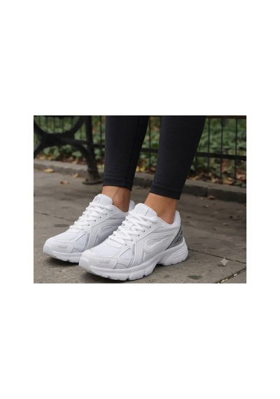 Fıero Mıen Unisex Kadın Erkek Çocuk Garson Boy Rahat Günlük Sneaker Spor Yürüyüş Ayakkabı Beyaz Beyaz