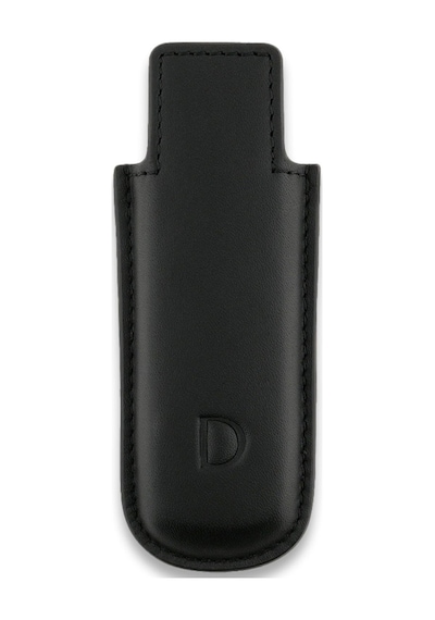 S.t. Dupont Twiggy Deri Çakmak Kılıfı Siyah 3,5 X10 Cm