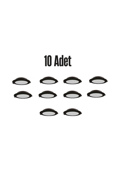 Ct-5650zümrüt Panel Spot 10 Adet - 10 W Gün Işığı