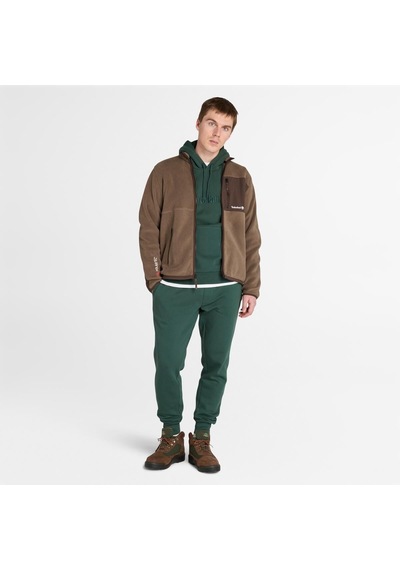 Timberland Sherburne Polartec 200 Mix Media Full Zi Erkek Ceket-33853 Kahverengi