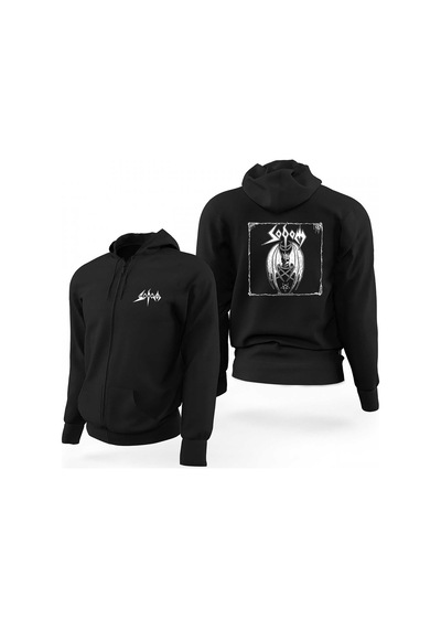 Sodom Demonized 2 Siyah Fermuarlı Limited Edition Kapşonlu Sweatshirt Siyah