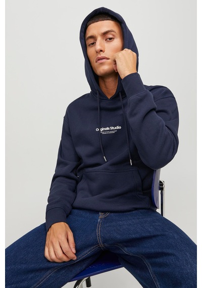 Jack & Jones Jorvesterbro Sweat Hood Noos Erkek Sweatshirt 12241687 Sky Captain