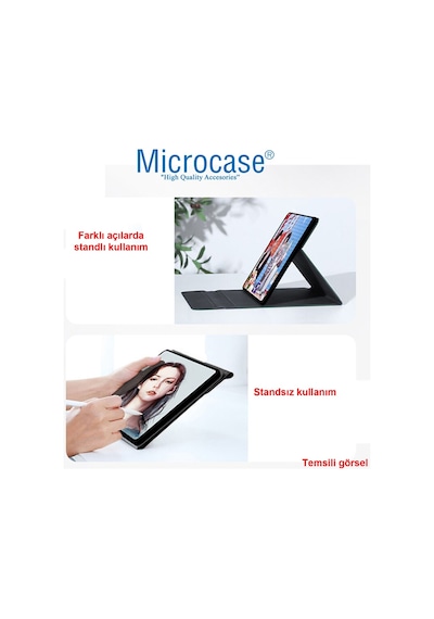 Huawei Uyumlu Mediapad T5 10.1 Inch Sleeve Serisi Standlı Deri Kılıf