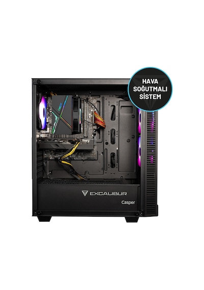 Casper Excalibur E65L.147F-EFT0X-0HD i7-14700F 64 GB 1 TB SSD RTX5060Ti Free Dos Masaüstü Oyuncu Bilgisayarı