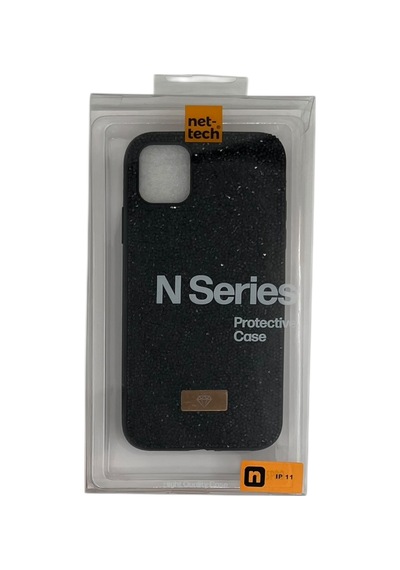 Nettech Apple iPhone 11 Uyumlu Crystal Seri Arka Koruma Kılıf - Siyah