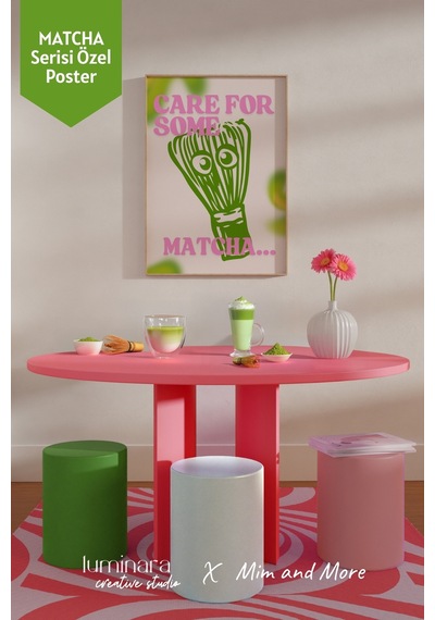 Mim And More X Luminara Studio Care For Some Matcha Poster