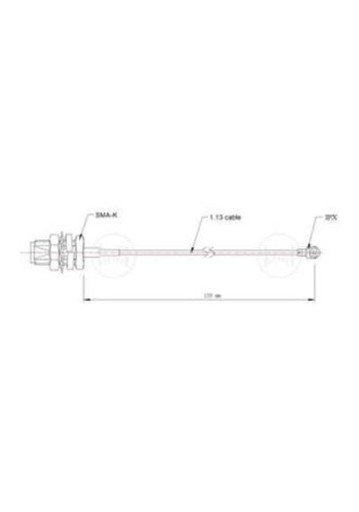 Antenna Home Ahcg.101 Sma-ıpx Dönüştürücü Kablo 12cm