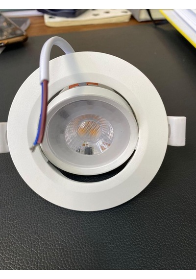 Cata 5w Cob Led Downlıght Armatür Beyaz Gövde Beyaz Işık Ct-5200-b Çok Renkli