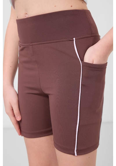 Tommylife Kahverengi Esnek Standart Fit Basic Performans Kız Çocuk Tayt - 75189 Kahverengi
