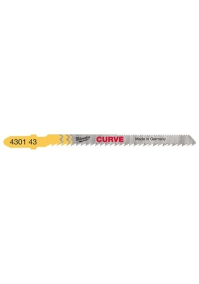 75 Mm Çift Dişli Kavisli Ahşap Dekupaj Bıçağı 5 Adet