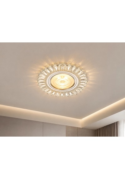 1 Adet Noas Yl65 1641 Hermes Cam Spot Kasası Gu10 Duy Çok Renkli