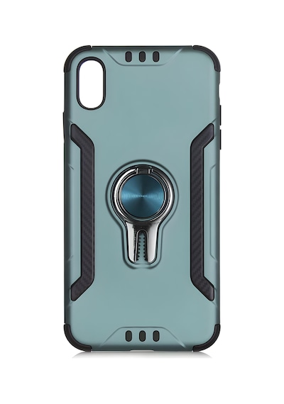 Apple Uyumlu iPhone Xs Max Kılıf Stand Olma Özellikli Araç Tutuculu Ko Ko Kılıf Yeşil