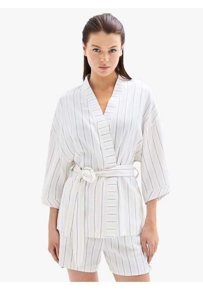 Kadın Kimono 60642 - Desenli Desenli