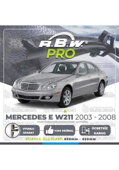 Mercedes E W211 Muz Silecek Takımı (2003-2008) RBW PRO