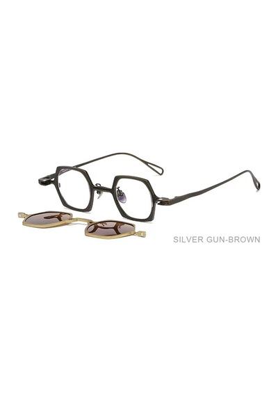 Katsuo Clip On Unisex Güneş Gözlüğü Altın