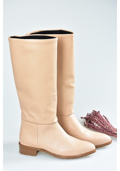 Fox Shoes Ten Düz Taban Günlük Kadın Çizme L726600909 Ten