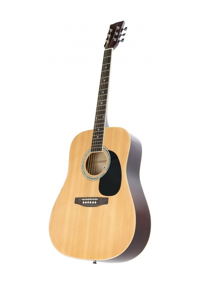Almira F650n Naturel Akustik Gitar Çelik Telli Dreadnought Gövde Güçlü Ses