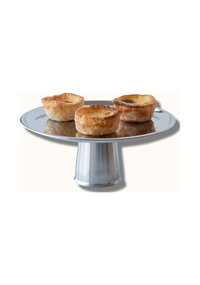 Metal Ayaklı 23 Cm Tatlı Meyve Servis / Sunum Tabağı Metal - 694996375 Metal