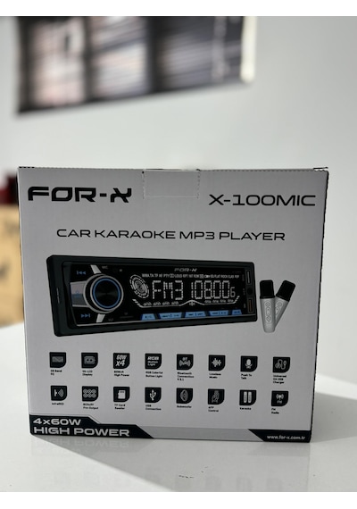 For-x X-100mic Oto Teyp 2024 Yeni Ürün