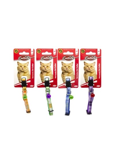 Catlife Kediler Için Zilli Boyun Tasması Asortili