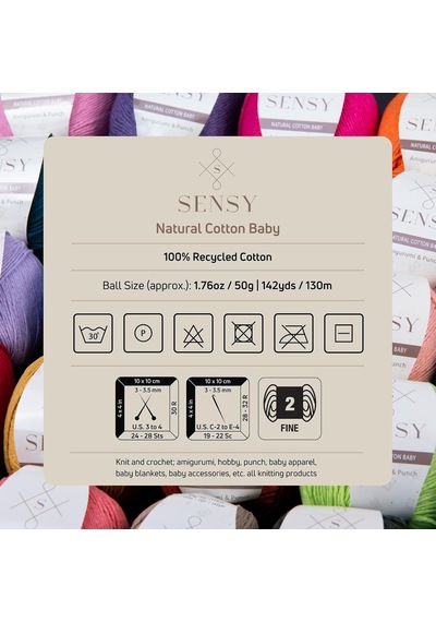 Premium Amigurumi İpi Punch Panç Baby Soft Cotton 50 Gr Örgü İp Kiremit