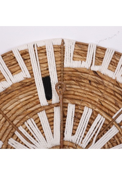 Aspendos 50x12 Cm Çap- Doğal Abaka Duvar Tabağı