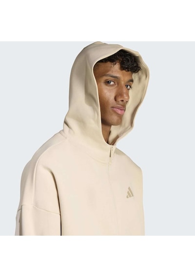 Adidas Kd7665 M Fı Sl Fz Erkek Eşofman Üstü Bej