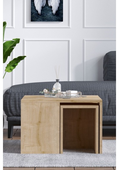 Decormet Ortanca Sehpa Safir Meşe Safir Meşe Decormet Ortanca Sehpa Safir Meşe Safir Meşe