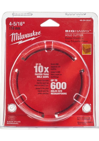 Milwaukee 110x60 Mm Bıghawg Ahşap Delik Testere - Panç