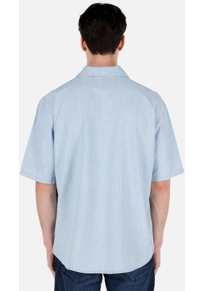 Colin's Colins 176 Joseph Rahat Kesim Shirt Yaka Cepli Mavi Erkek Jean Kısa Kol Gömlek Cl1069576 Cl1069576 Q1.v1 Dn43540 Denim