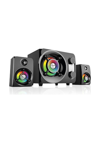 Rampage RMS-G8 Bluetooth Usb SD Kart FM Led Işıklı 2.1 Ses Sistemi