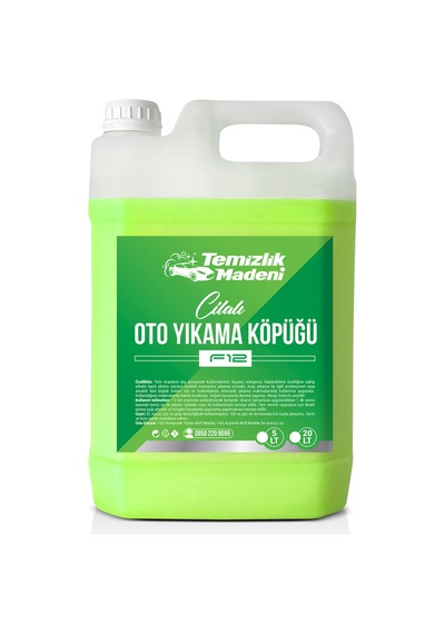Temizlik Madeni Cilalı Oto Yıkama Köpüğü F12 5LT