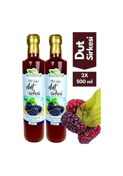 Dut Sirkesi 500 Ml 2'li Paket - Organik Doğal Fermantasyon