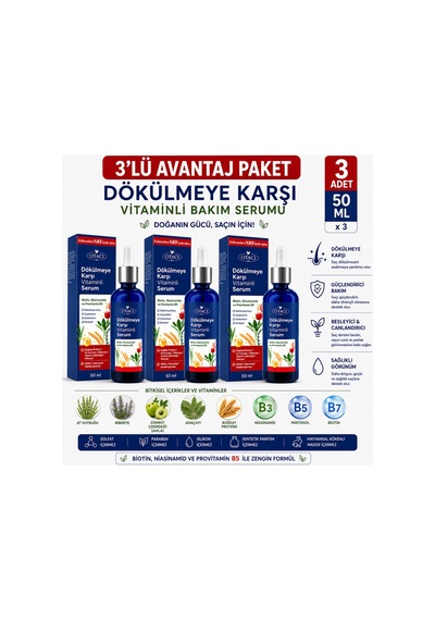 Otacı Dökülmeye Karşı Klinik Serum 50 Ml X 3 Adet