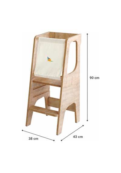 Montessori Öğrenme Kulesi Mdf Diğer