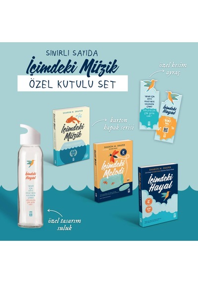 İçimdeki Müzik Özel Set Suluk Ve Ayraç Hediyeli