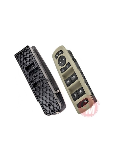 Gua Cam Açma Anahtarı Kumanda Grubu Bej Renault Fluence Dörtlü Merkezi Kilit Düğmeli Ayna Ayarlı C İft Soket Gua 41417 254000015r 809610006r 809610007r
