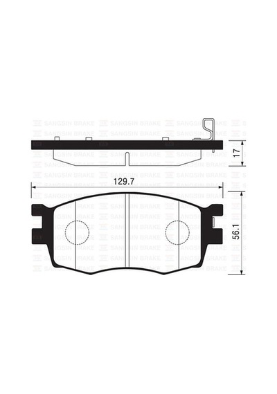 Hyundai Accent Era 06-12 Ön Fren Balatası Sangsıng Hiq Sp1186