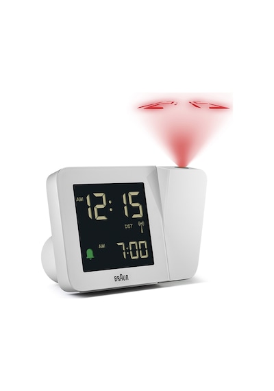 Braun Bc15w-dcf Dijital Projeksiyon Alarmlı Masa Saati Beyaz